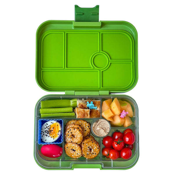 Yumbox 6 Compartment Original Lunchbox - Matcha Green / Funny Monsters