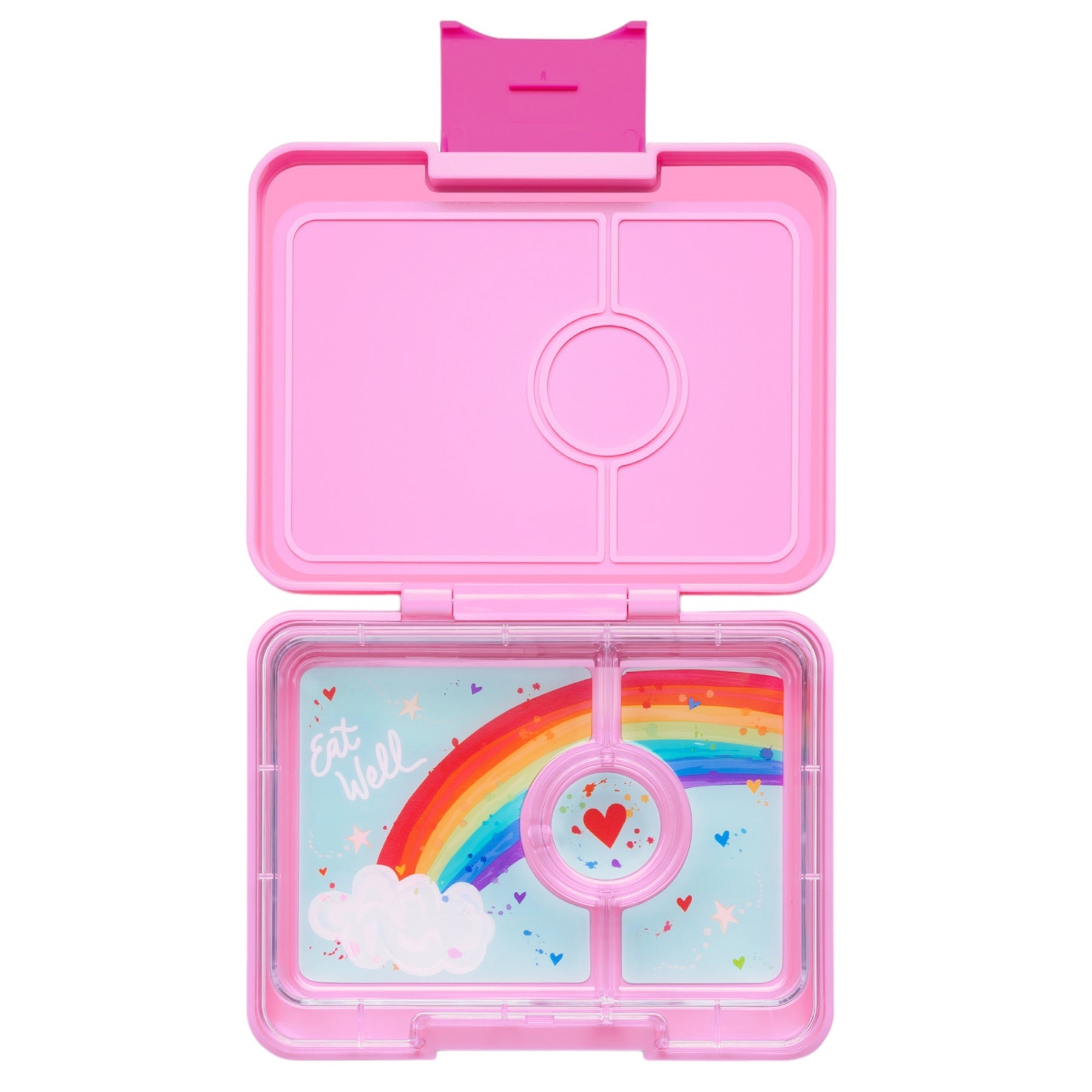 Yumbox Snack Size Lunch Box - Power Pink / Rainbow Tray