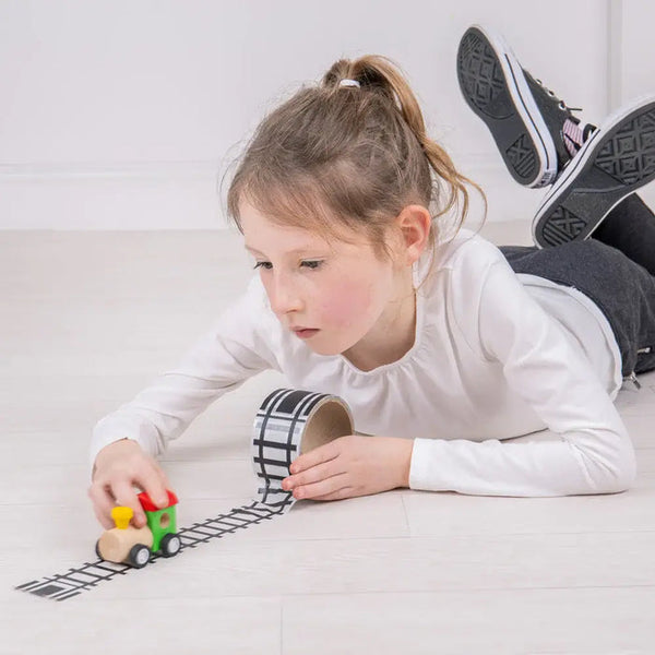 Bigjigs Toys Railway Tape with Train