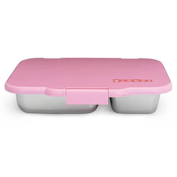 Yumbox 5 Compartment Presto Stainless Steel Lunchbox - Rose Pink