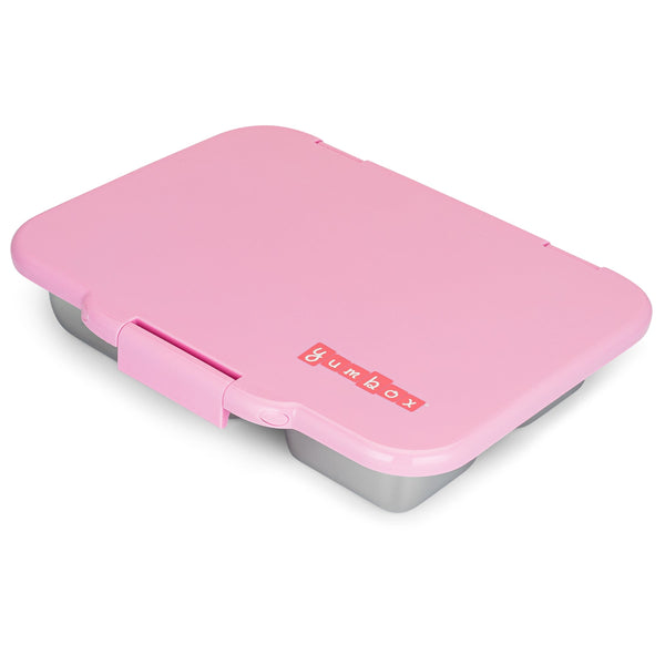 Yumbox 5 Compartment Presto Stainless Steel Lunchbox - Rose Pink