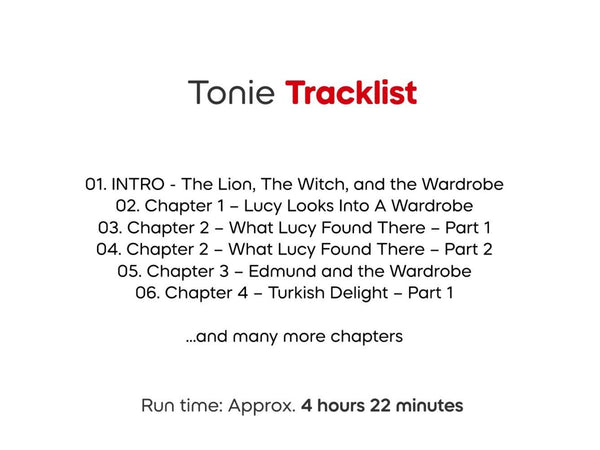 Tonies - The Chronicles of Narnia - The Lion, the Witch and the Wardrobe
