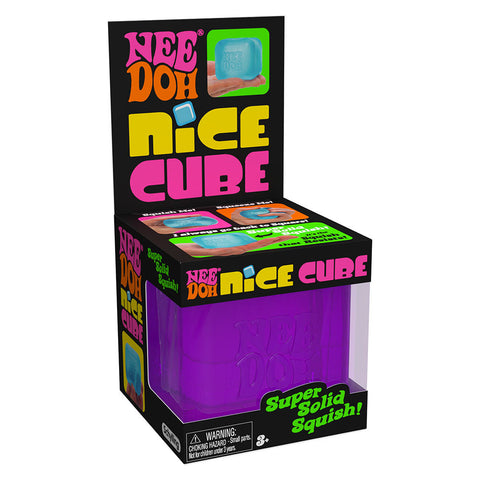 NeeDoh Nice Cube Squishy Fidget Toy Various Colours