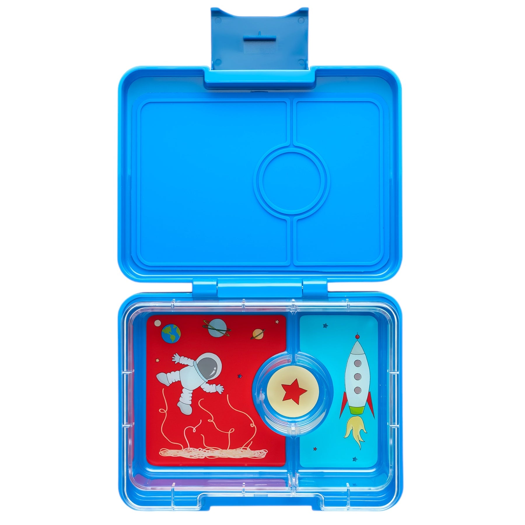 Yumbox Snack Size Lunch Box - Surf Blue/Rocket Tray