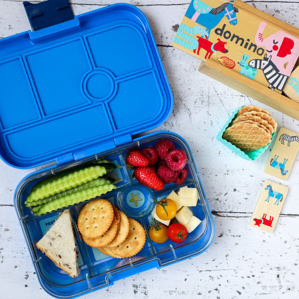 Yumbox 6 Compartment Original Lunchbox - Surf Blue / Rocket Tray