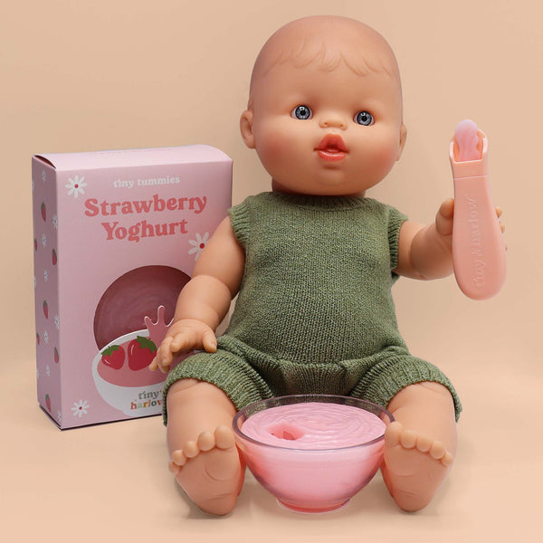 Tiny Harlow - Tiny Tummies Strawberry Yoghurt Bowl