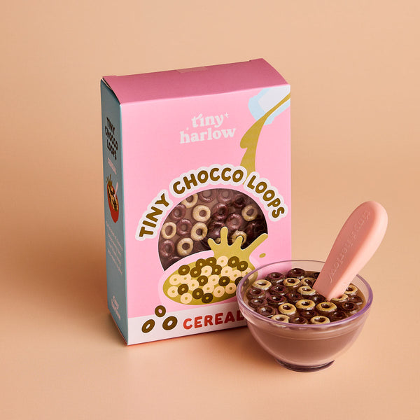 Tiny Harlow - Tiny Tummies Chocco Loops Cereal Bowl