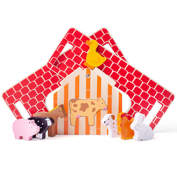 Bigjigs Toys Farmhouse Sorter