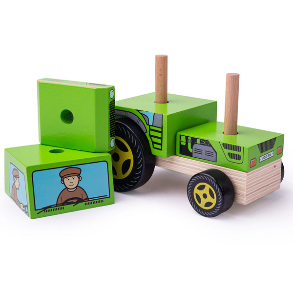 Bigjigs Toys Stacking Tractor
