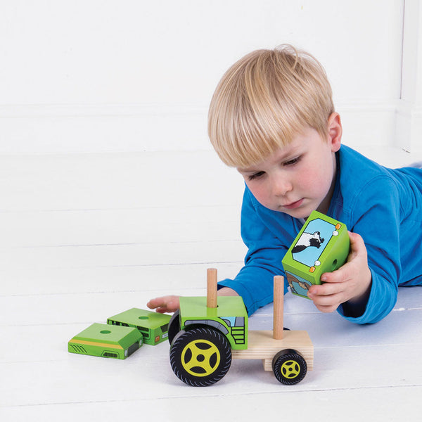Bigjigs Toys Stacking Tractor