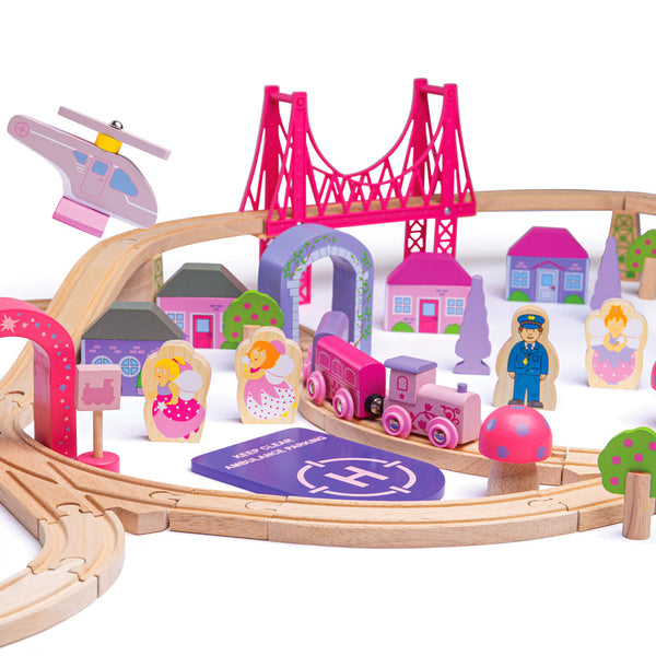 Bigjigs Toys Fairy Town Train Set