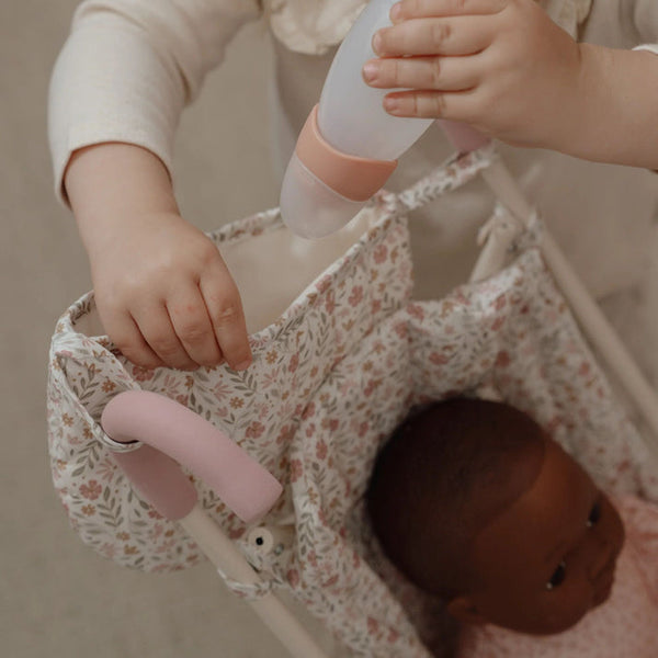 Little Dutch Metal Doll Stroller - Soft Flowers