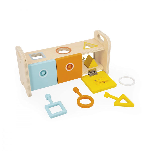 Janod Shape Sorter Box with Keys