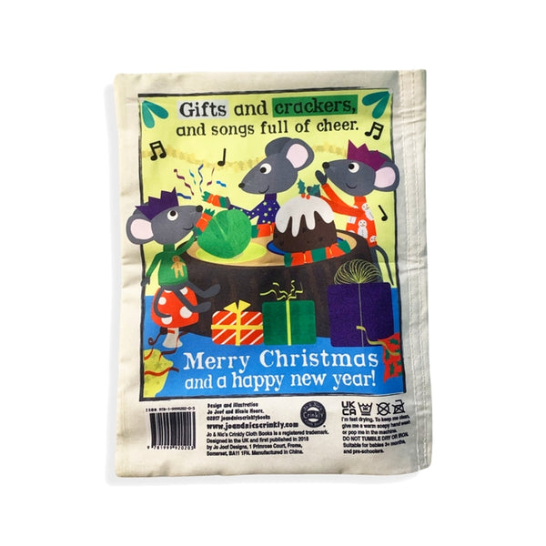 Nursery Times Crinkly Newspaper - Christmas Mice