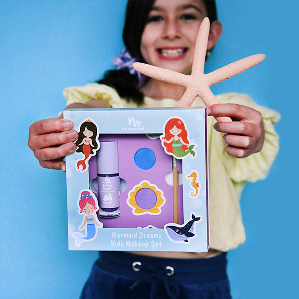 No Nasties - Non Toxic Natural Kids Makeup Gift Set - Mermaid Dreams