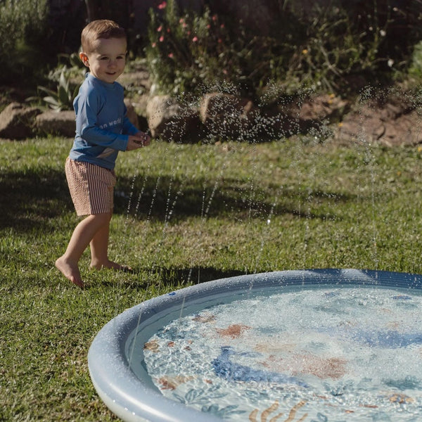 Little Dutch Sprinkler Mat Ocean World Blue