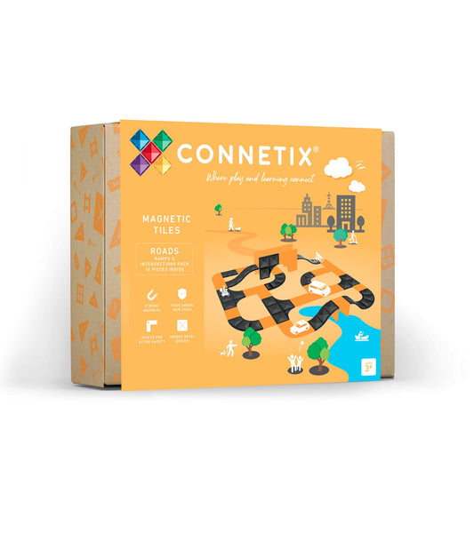 Connetix 16 Piece Ramps & Intersections Pack