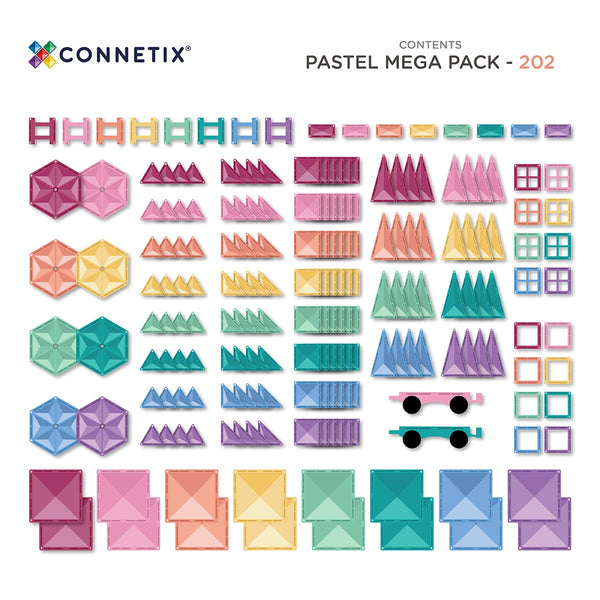 Connetix 202 Pastel Mega Pack