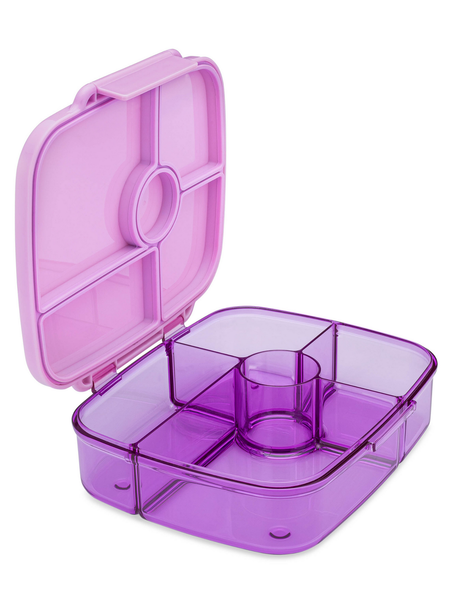 Yumbox Go - 5 Compartment Extra Deep Bento Lunchbox - Kyoto Purple