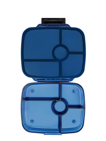 Yumbox Go - 5 Compartment Extra Deep Bento Lunchbox - Oslo Blue