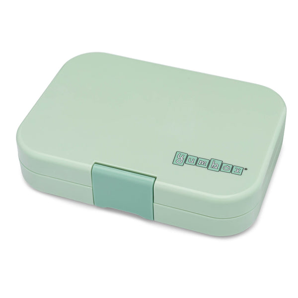 Yumbox 4 Compartment Panino Lunchbox - Sage Green / Jungle Tray