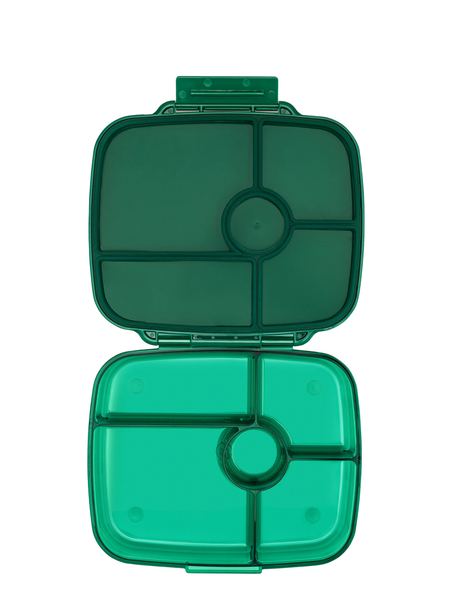 Yumbox Go - 5 Compartment Extra Deep Bento Lunchbox - Lima Green