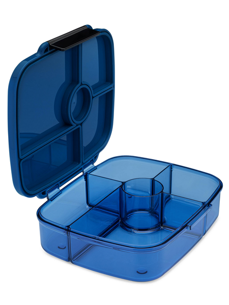 Yumbox Go - 5 Compartment Extra Deep Bento Lunchbox - Oslo Blue
