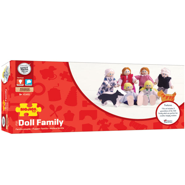 Bigjigs Toys Heritage Playset Doll Family