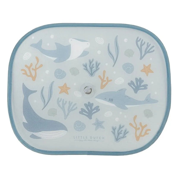 Little Dutch Car Sunshades - Ocean Dreams Blue