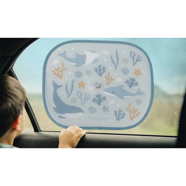 Little Dutch Car Sunshades - Ocean Dreams Blue