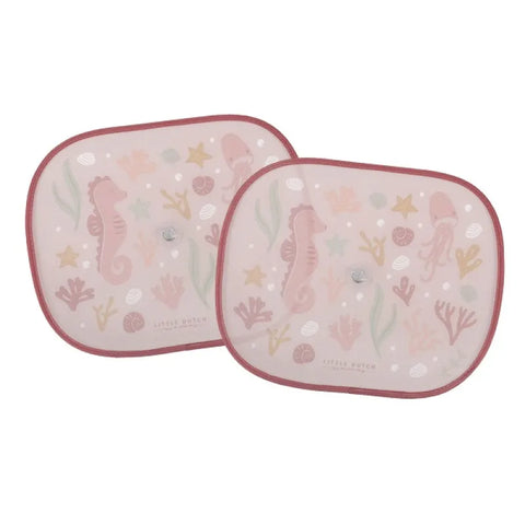 Little Dutch Car Sunshades - Ocean Dreams Pink