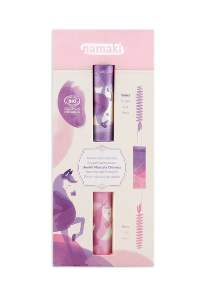 Namaki - Double Ended Hair Mascara - Pink - Purple