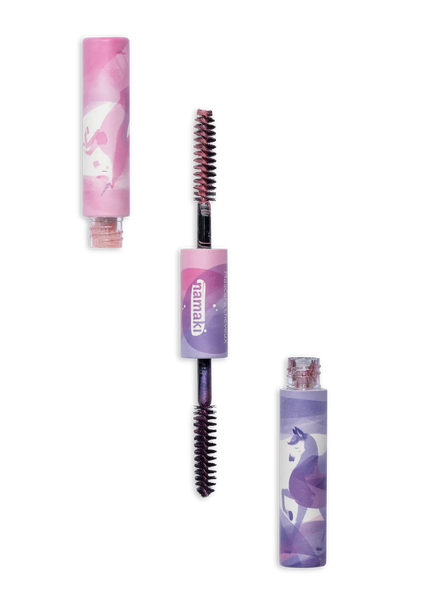 Namaki - Double Ended Hair Mascara - Pink - Purple