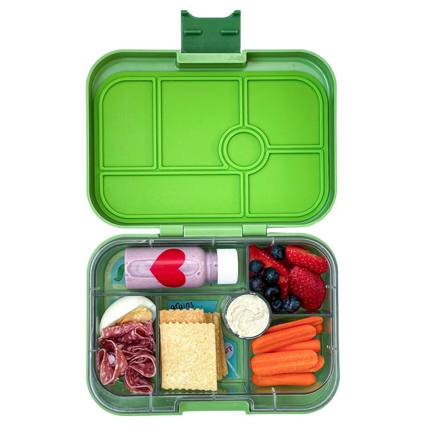 Yumbox 6 Compartment Original Lunchbox - Matcha Green / Funny Monsters