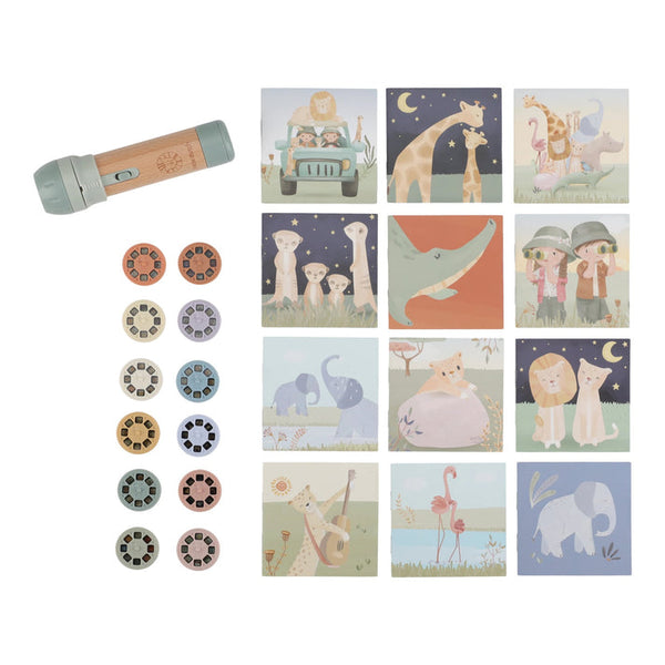 Little Dutch Projector Set - Safari Friends