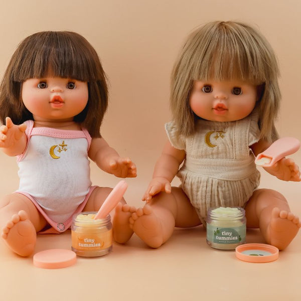 Tiny Harlow - Tiny Tummies Banana Custard Food Jar and Spoon Set