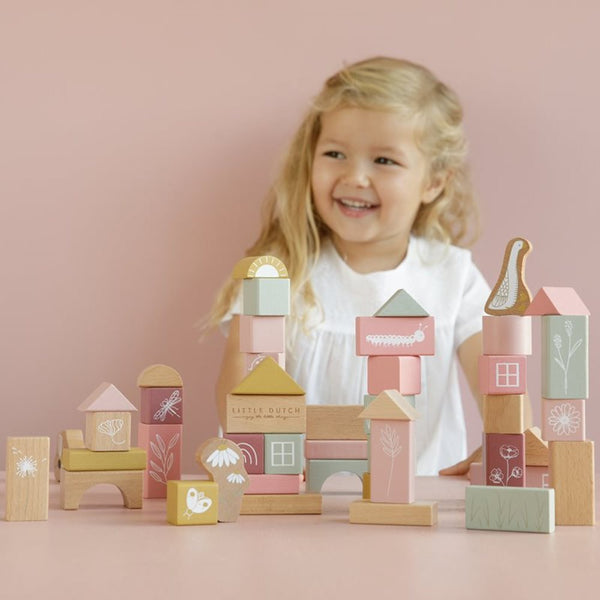 Little Dutch Building Blocks - Pink