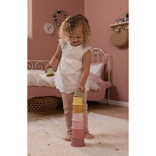 Little Dutch Stacking Cups Pink