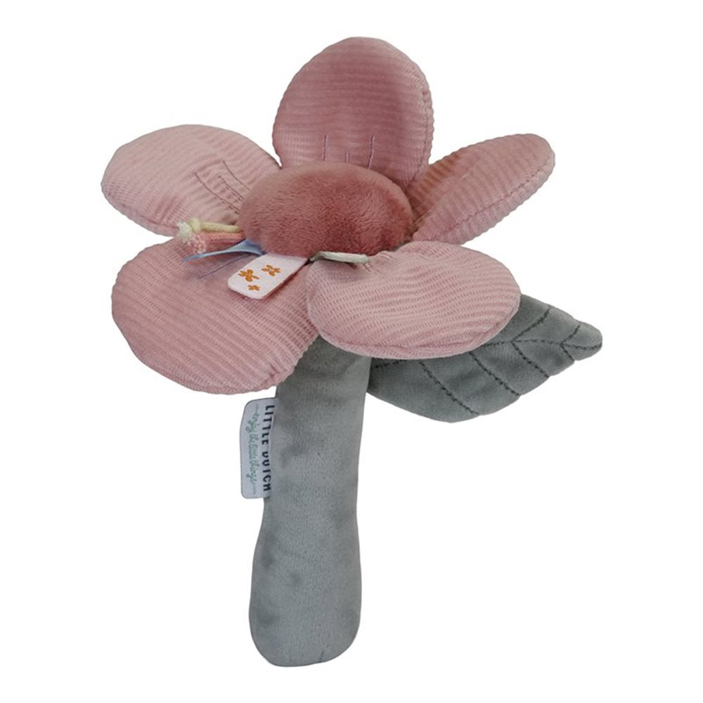 Little Dutch Pink Flower Rattle Toy
