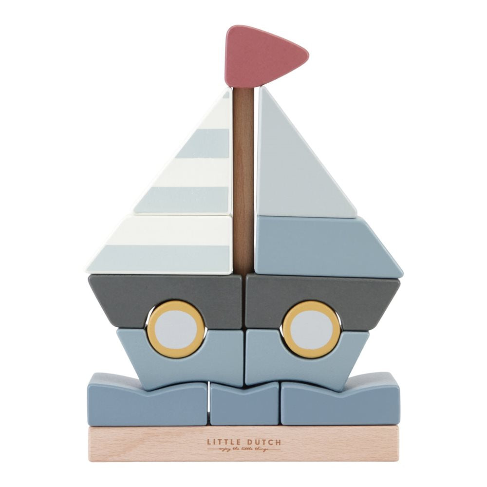 Little Dutch Sailboat Stacking Puzzle
