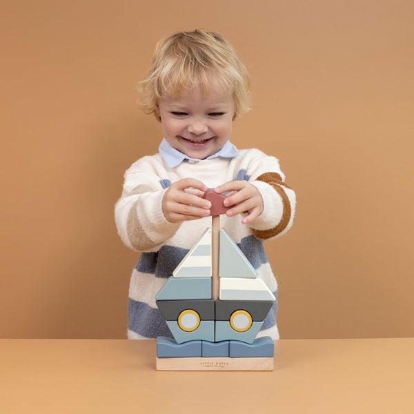 Little Dutch Sailboat Stacking Puzzle