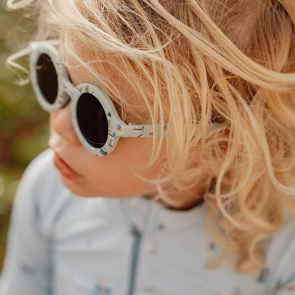 Little Dutch Child Sunglasses Round Shape - Sailors Bay Blue