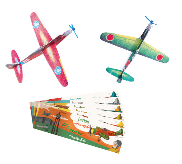 Moulin Roty Classic Polystyrene Planes - Les Petites Merveilles