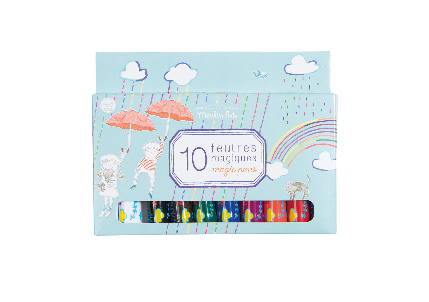 Moulin Roty Box of 10 Magic Markers