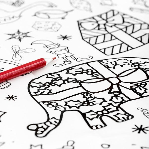 Giant Colouring Poster/Tablecloth – Christmas