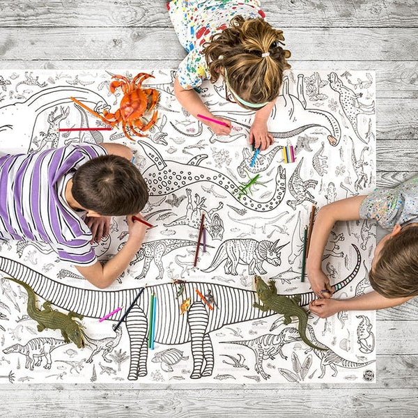 Giant Poster / Tablecloth – Dinosaurs