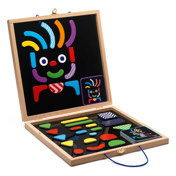 Djeco Geobonhomme Magnetic Shapes Game