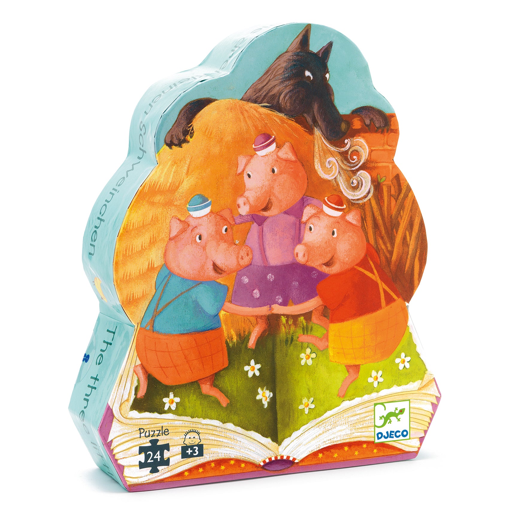 Djeco 24 Piece The 3 Little Pigs Jigsaw Puzzle