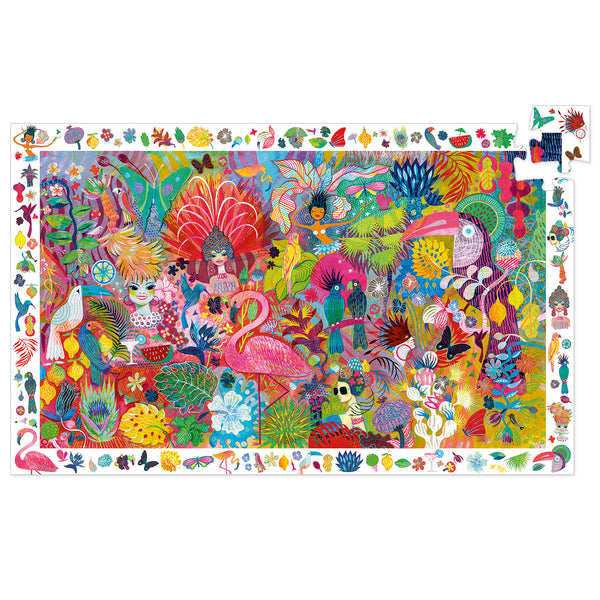 Djeco 200 Piece Rio Carnival Observation Jigsaw Puzzle