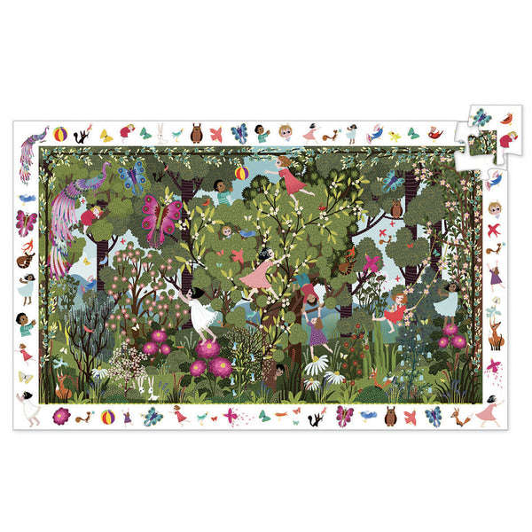 Djeco 100 Piece Garden Games Observation Jigsaw Puzzle